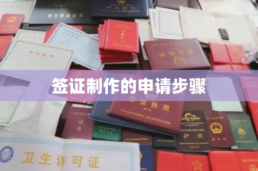 冠县签证制作的申请步骤